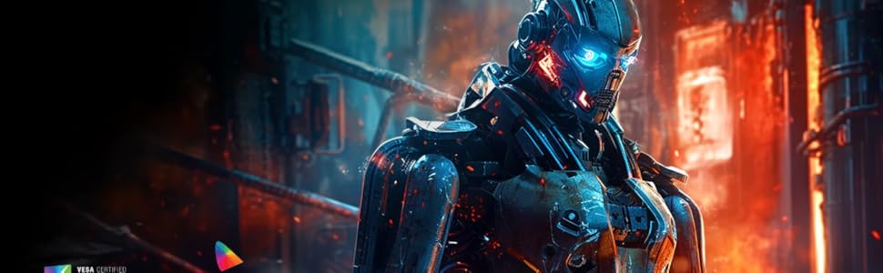 DisplayHDR 400 with sRGB 99% (Typ.)