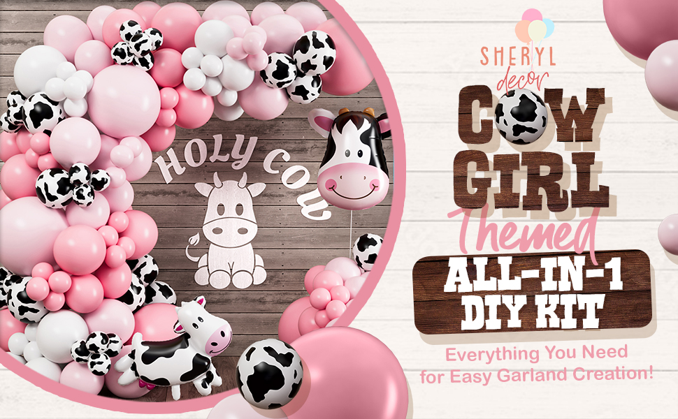 cow girl party decor