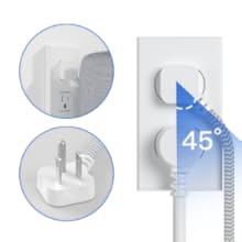 45°angle Flat Plug