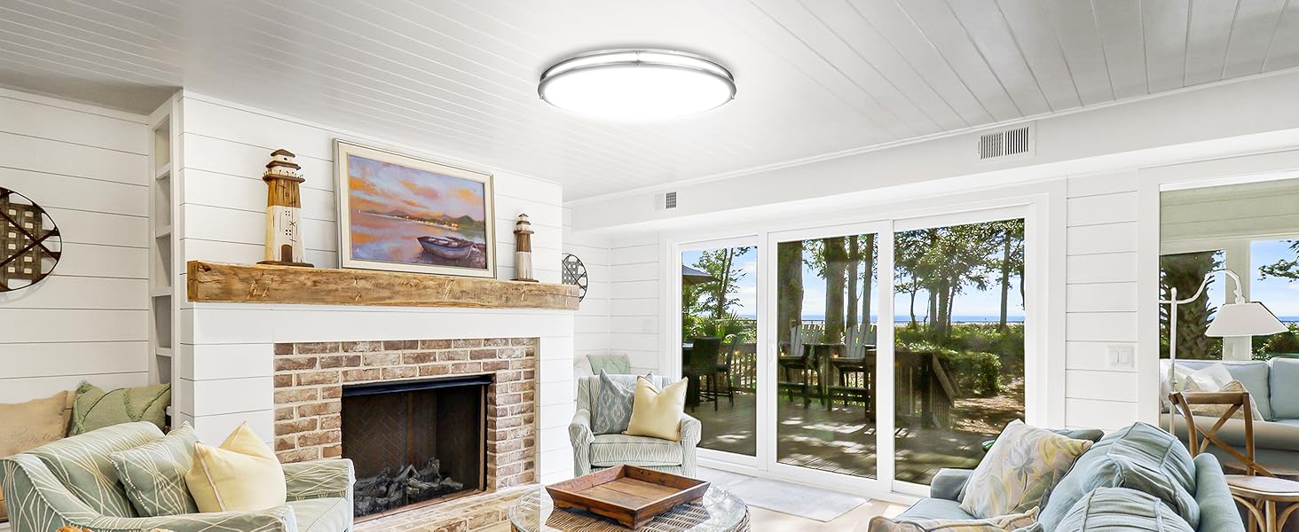 Flush Mount LED Ceiling Light Fixture