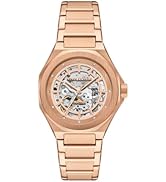 Armani Exchange Orologio da Donna, Movimento automatico a tre lancette e cassa da 36 mm con cintu...