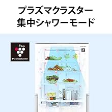 Amazon | シャープ SHARP 冷蔵庫 SJ-G415H-W 412L プラズマ