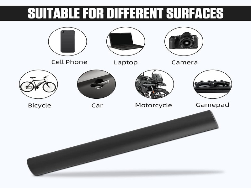 black matte car wrap sticker