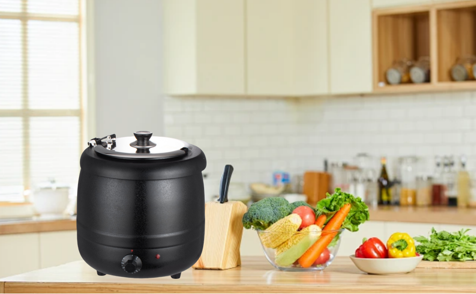 Amazon | 10L食品用スープ釜ウォーマー, 業務用 ステンレス鋼