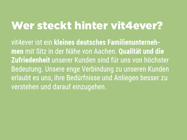 Vit4ever Philosophie