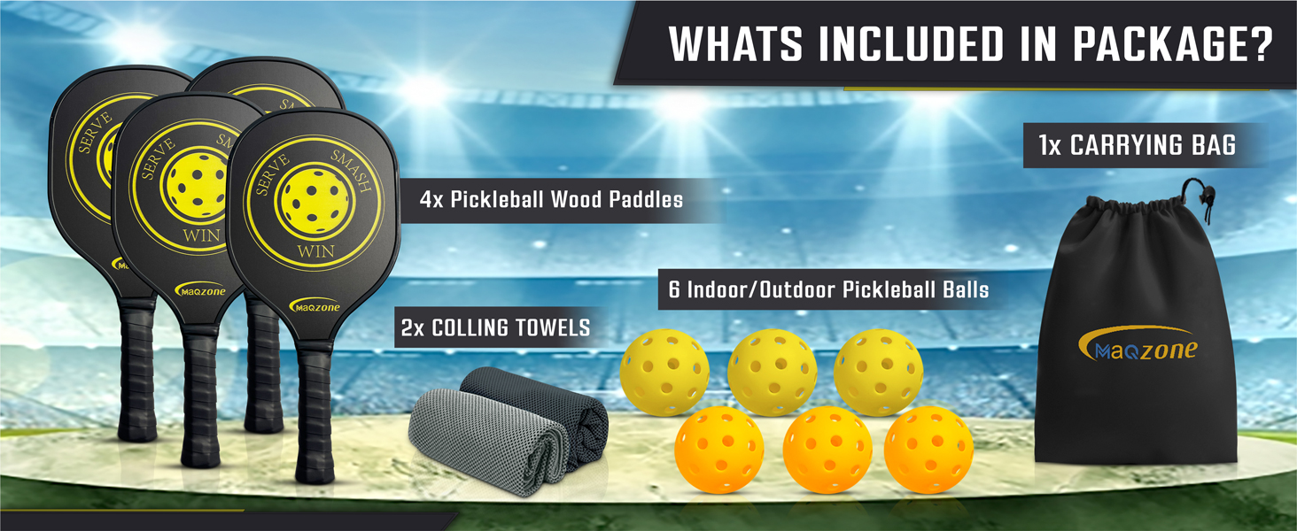 pickleball set 4 pickleball equipment pickleball paddles set pickle ball rackets paddle ball set