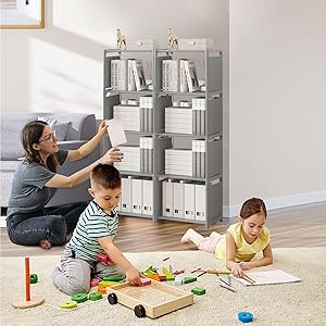 Cube Storage Unit,8 Cube Storage,Open Book Shelf,Closet for Family Study,Unit Storage Cubes