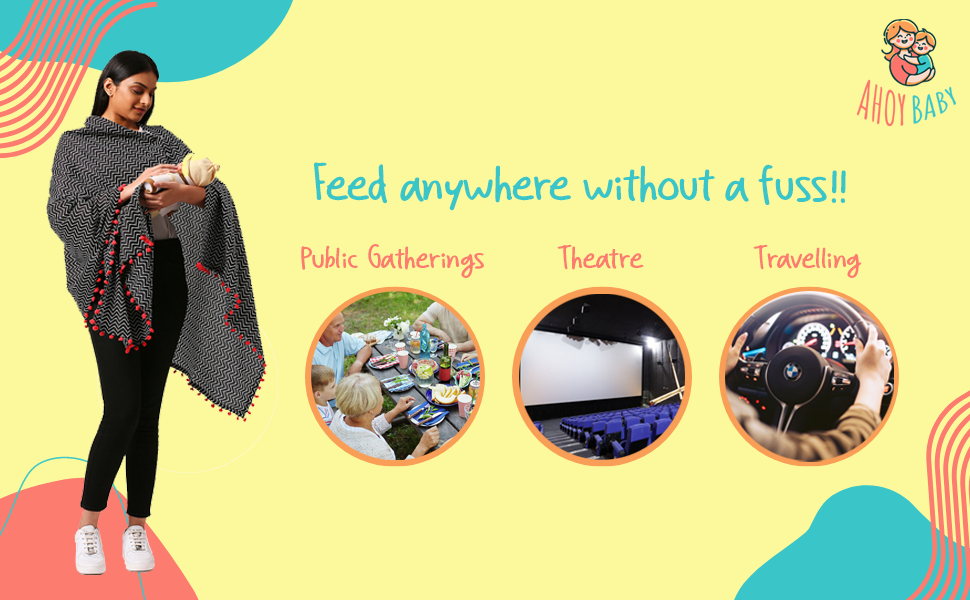 Feeding cover usage on public place