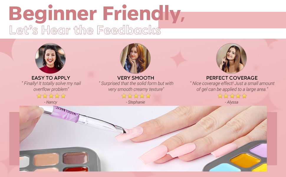 solid cream gel nail polish