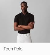 Calvin Klein Men's Tech Zip Polo