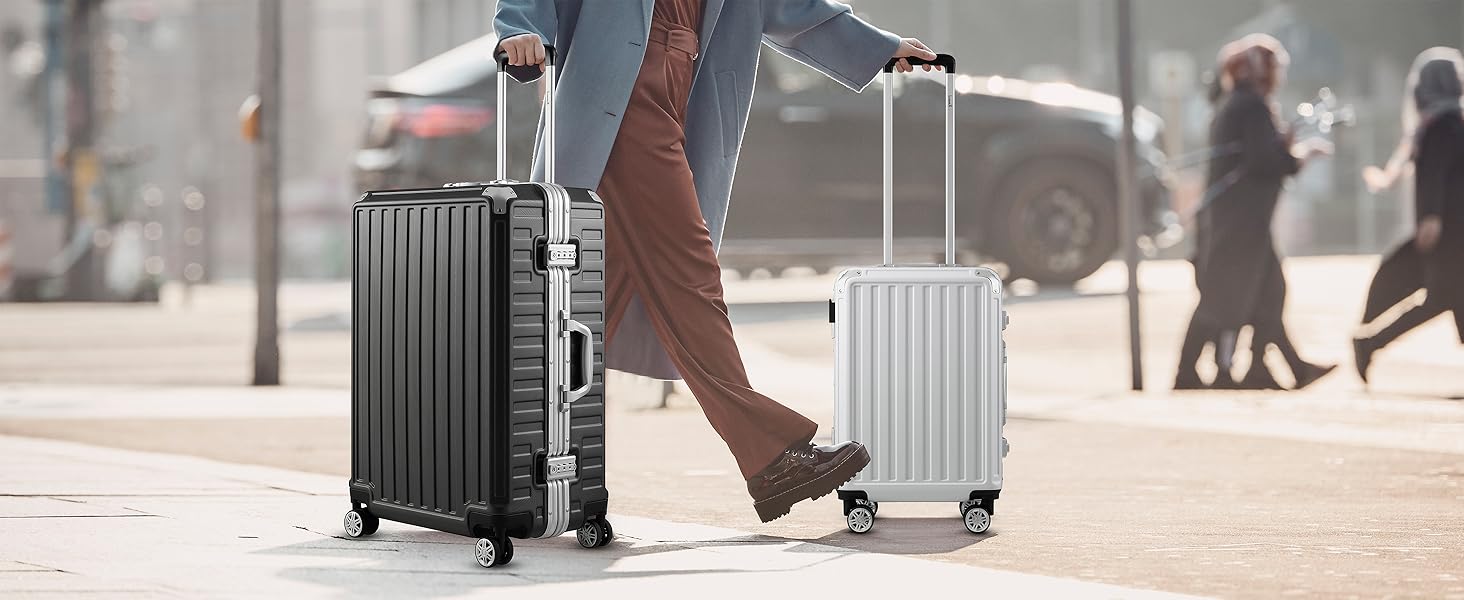 luggage aluminum 28 inch luggage with spinner wheels zipperless luggage 28 inch checked luggage