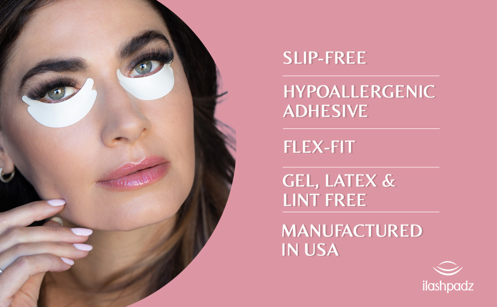 iLash Padz Made In The USA Under Eye Pads For Eyelash