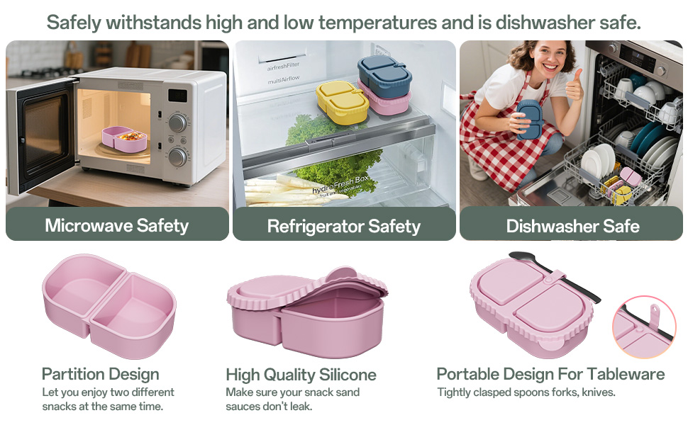 dressing containers with lids