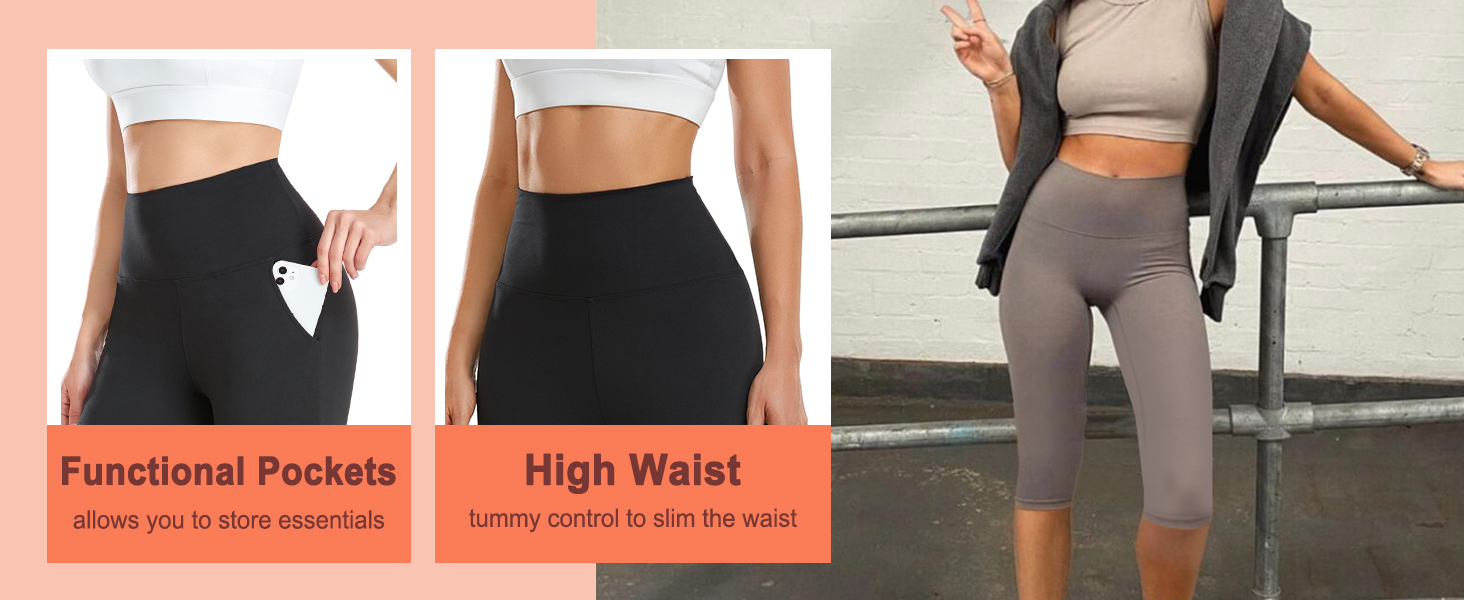 knee length leggings