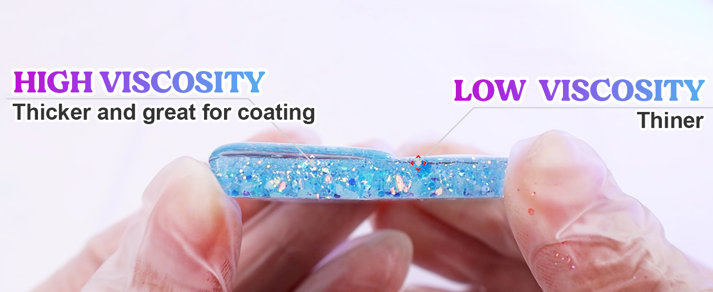 LET'S RESIN UV Resin, 300g Low Viscosity Crystal Clear Thin UV Resin