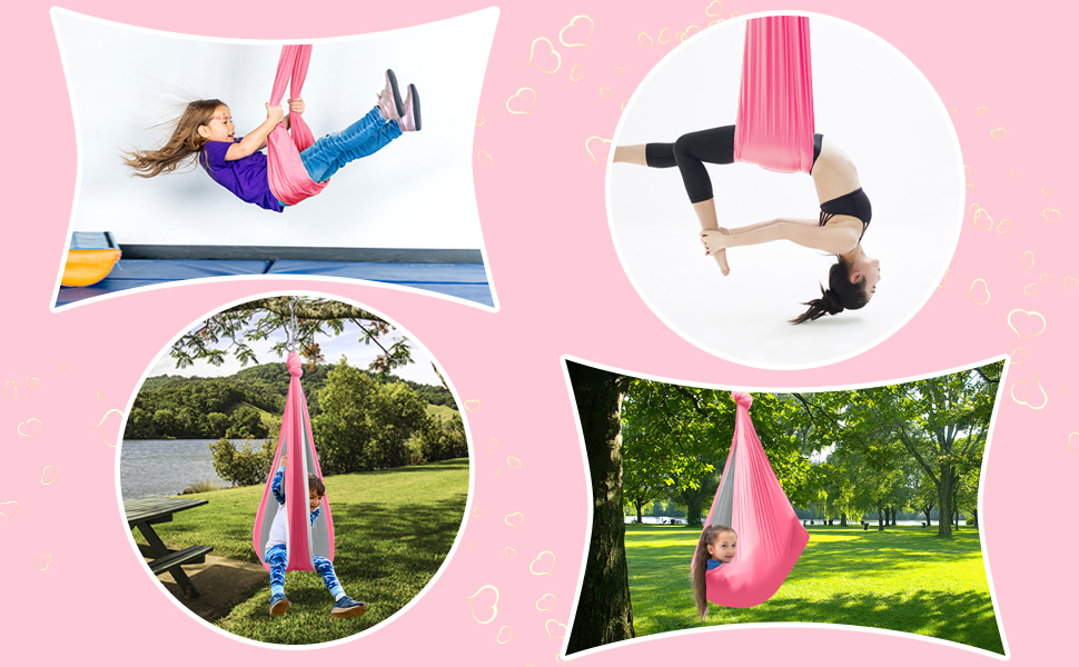 INMUA Sensory Swing, Indoor Therapy Swing for Special Needs, Sensory