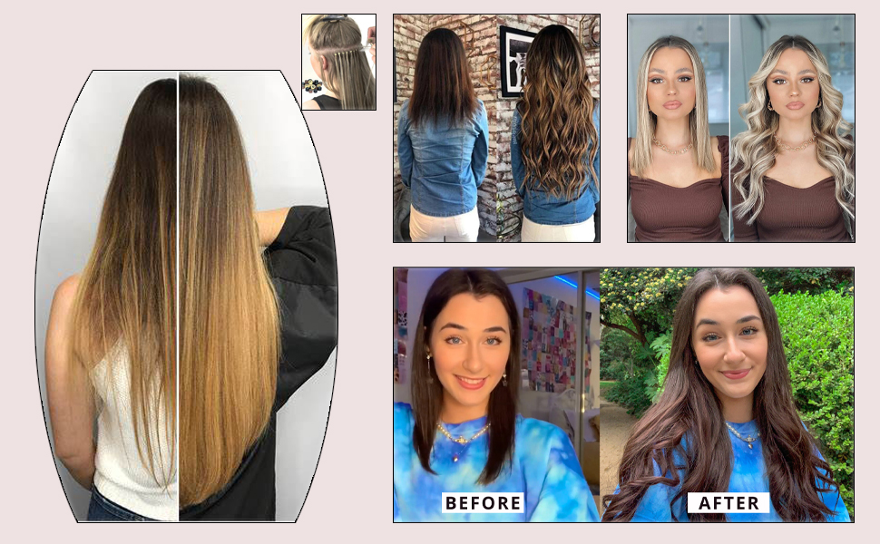  Before and After Hair Extensions Fashion Hair Style