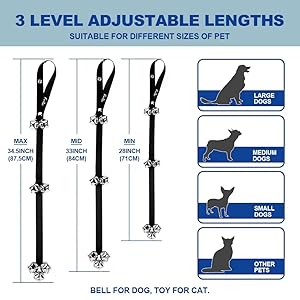 Potty training doorbell 3 level adjustabel lengths