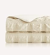 Cozy Bliss Cooling Comforter Seersucker Plaid