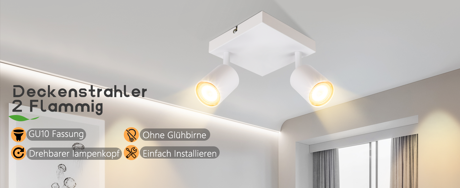 Deckenstrahler Wohnzimmer