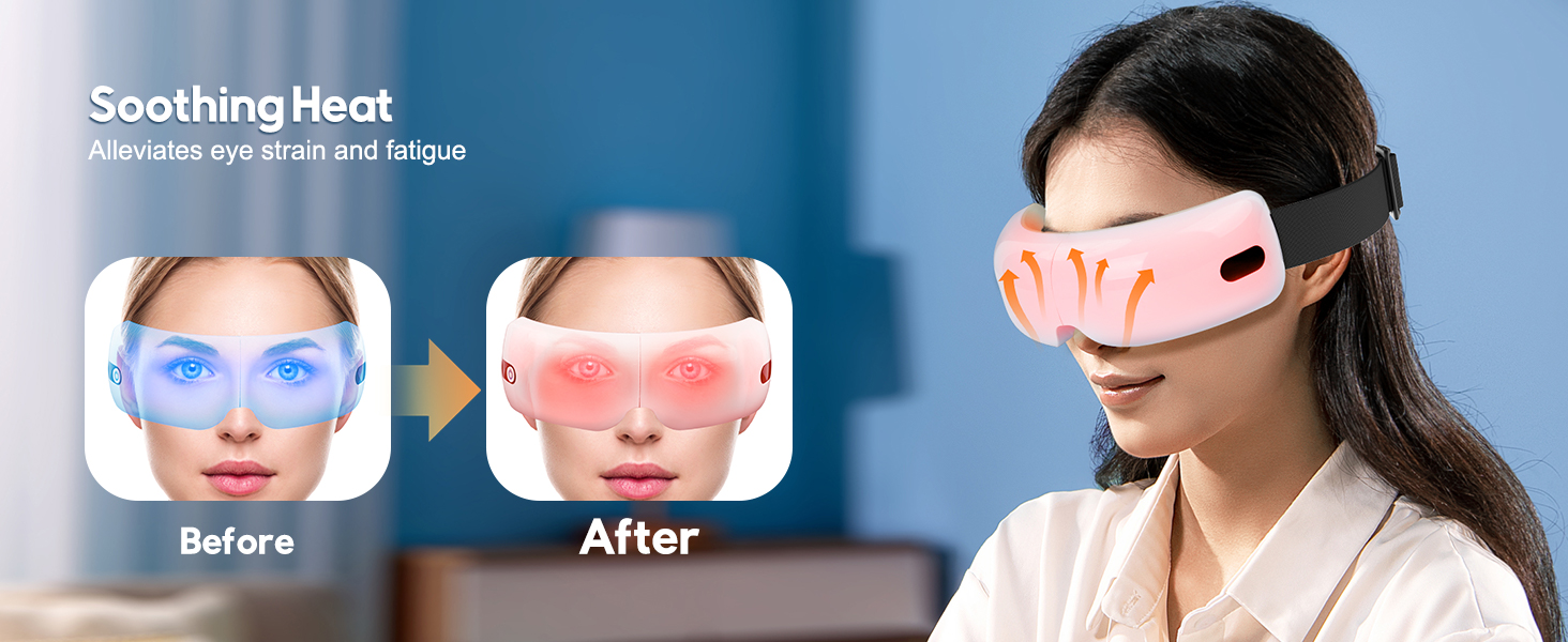 eye massager with heat