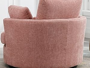 GoDoco 42" W Swivel Accent Barrel Chair Set