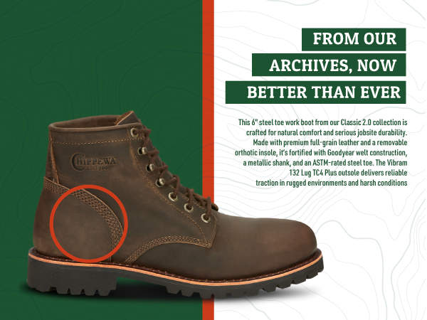 Amazon.com | Chippewa Men's Classic 2.0 6
