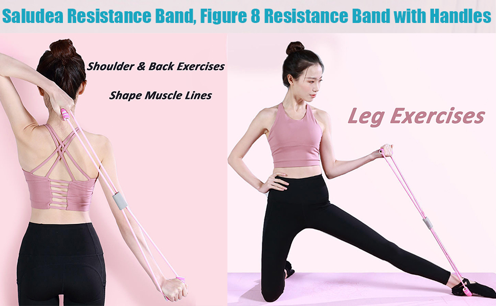 Saludea Figure 8 Resistance Band with Handles