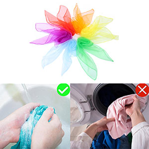 Bunte Chiffontücher