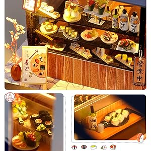 Amazon | moin moin 1/24 ドールハウス ミニチュア 手作りキット