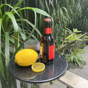 Natural Round Marble Tray