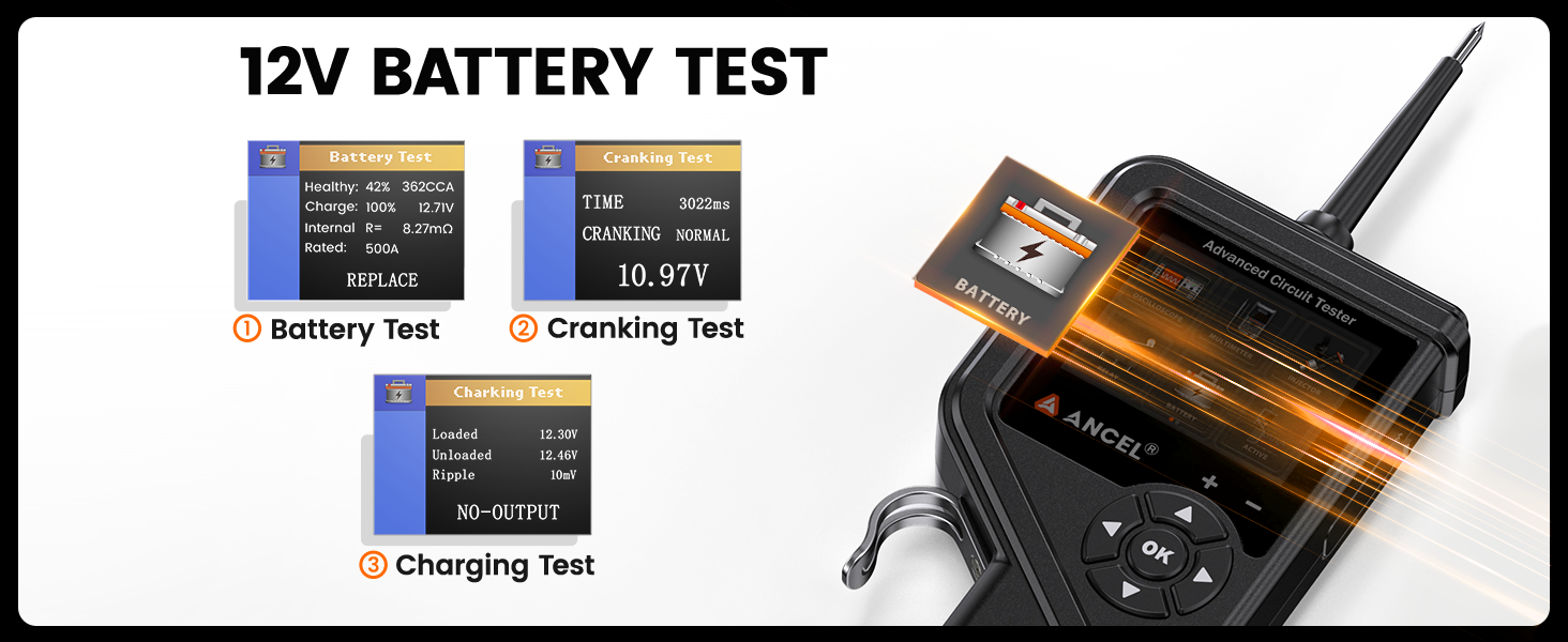 12V Car Battery Test