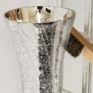silver jewelry cleaner brush makes cleaning easy of silverware and jewelry 