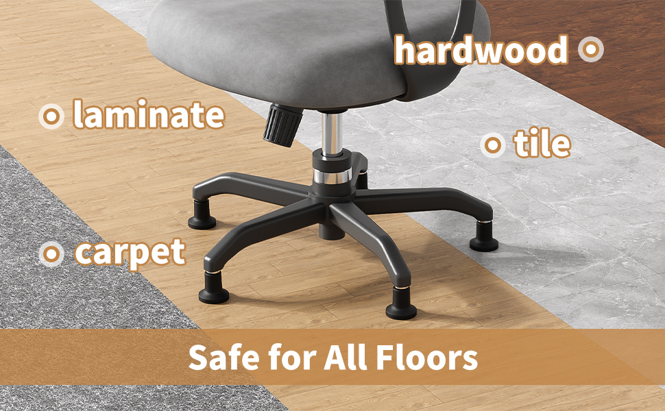 AONAYIOA 5 Packs Bell Glides Replacement Office Chair or