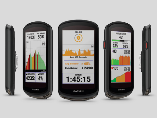 Garmin Edge 1040 Solar GPS Bike Computer with Extended Battery