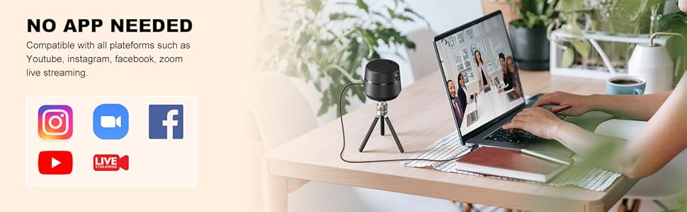 Auto Face Tracking webcam