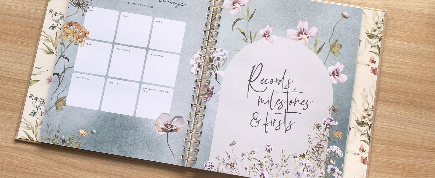 Peachly baby memory books
