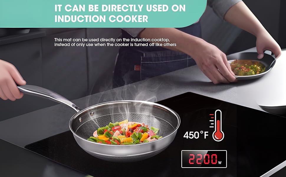 Induction Hob Protector 61x53cm, Cooktop Scratch Protector