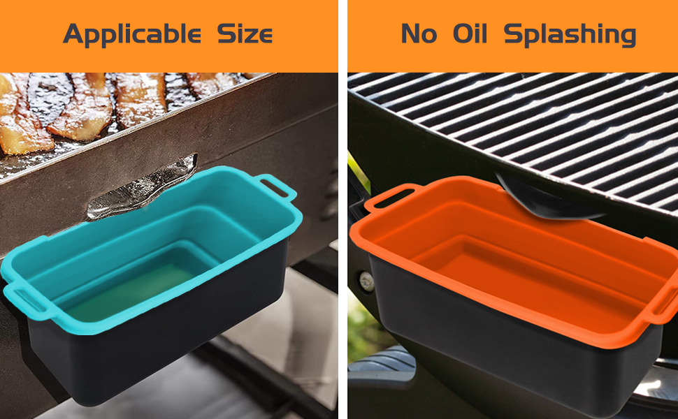 Blackstone Grease Cup Liners, 2 Pack Silicone Grease Cup