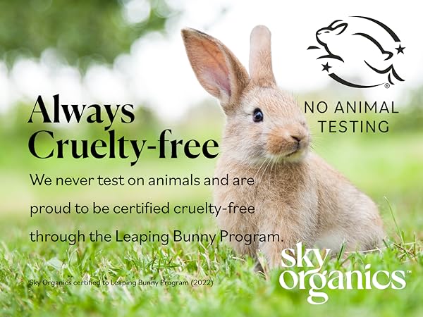 Sky Organics Organic White Beeswax Pellets are always cruelty-free