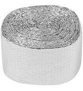 Mikikit Reflective Insulation Roll: Reflective Insulation Foam Core Radiant Barrier - Bubble Foil...