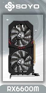 RX6600M グラフィックボード　SOYO Amazon | SOYO AMD Radeon RX6600M グラフィックスカード 8GB