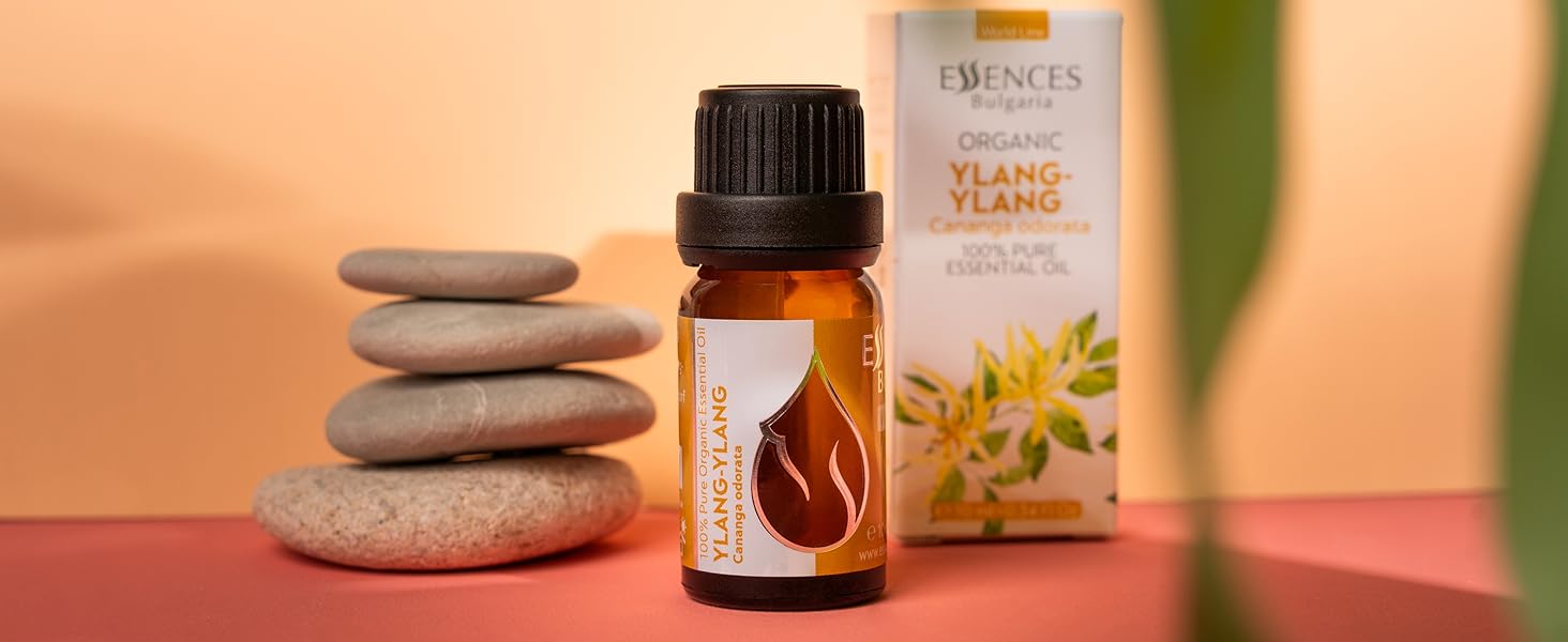 Organic Ylang-ylang essential oil 5 ml, 100% pure and natural, Essences Bulgaria