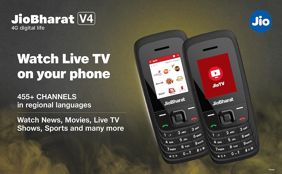 JioBharat V4 - Black