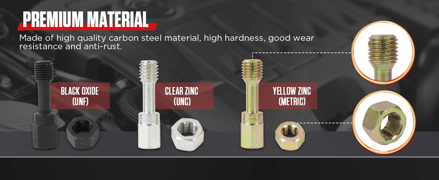 LUTIFIX 49PCS Thread Chaser Set,Thread Cleaner Rethreading