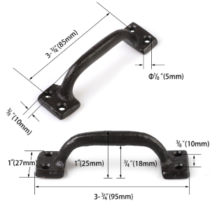 Keponbee Möbelgriffe Vintage Schrankgriffe Küche Gusseisen Schrank