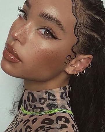 Lace Edges Stripes Baby Hair 