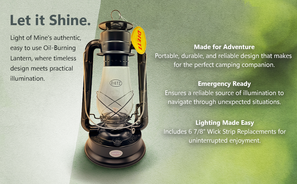 DIETZ 80 BLACK×GOLD Custom Amber Dietz #80 Blizzard Cold Blast Lantern — The Source for Oil