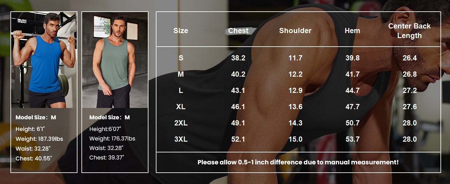 men sport tank top beach