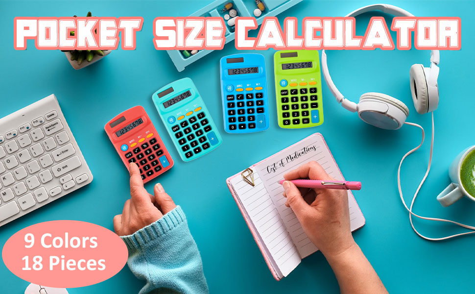 Pocket Size Calculator Student Function Basic Calculator Bulk Solar